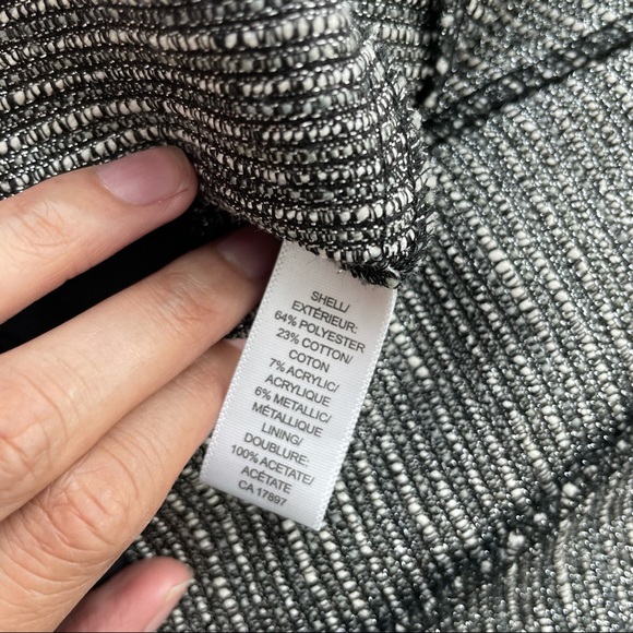 Banana Republic Metallic Silver Skirt - Picture 5 of 5